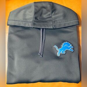 Gray Nike Therma-Fit Detroit Lions On Field Hoodie